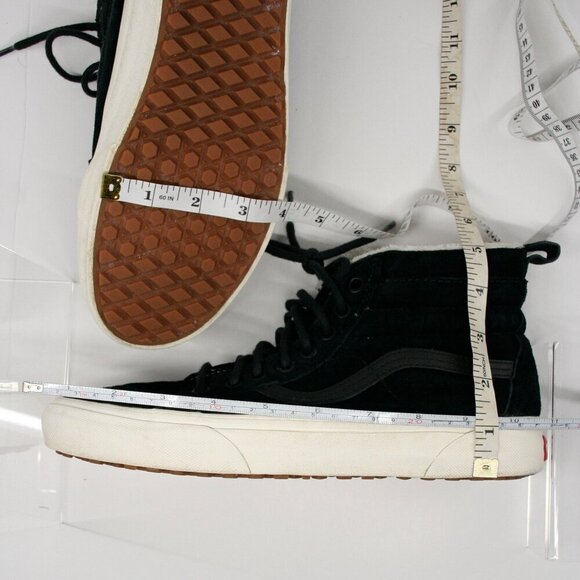 Vans SK8-Hi MTE Black Suede Hi Top Sherpa Lined Unisex Sneaker Shoes Sz W9.5  M8 - Picture 10 of 10
